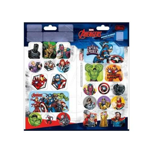 Adesivo Decorado Avengers- Tilibra Adesivo Decorado Avengers- Tilibra