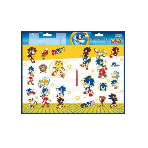 Adesivo Decorado Duplo Sonic - Tilibra