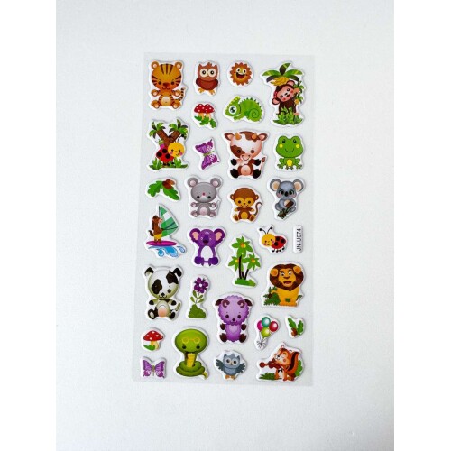Adesivo Sticker Sortidos animal da floresta - mozi Adesivo Sticker Sortidos animal da floresta - mozi
