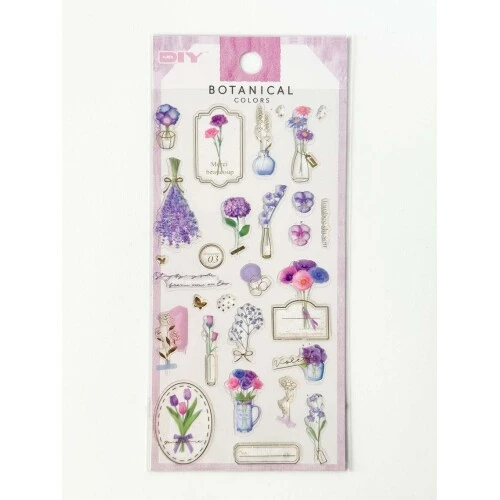 Adesivo Sticker Sortidos botanica flores - mozi