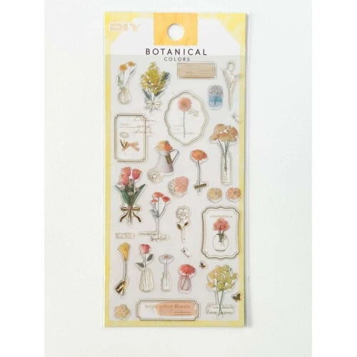 Adesivo Sticker Sortidos botanica flores - mozi