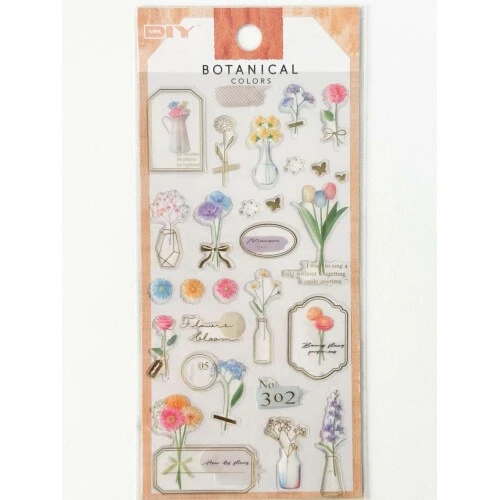 Adesivo Sticker Sortidos botanica flores - mozi