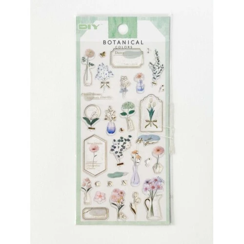 Adesivo Sticker Sortidos botanica flores - mozi