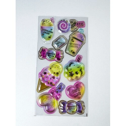 Adesivo Sticker Sortidos brilho - mozi