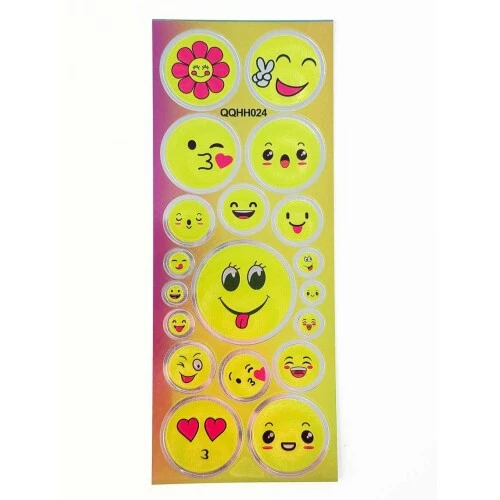 Adesivo Sticker Sortidos carinhas - mozi