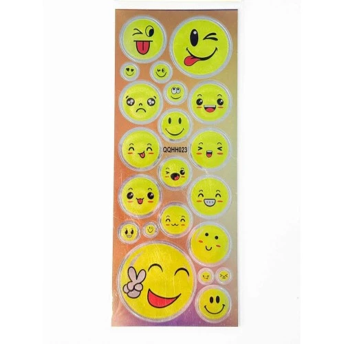 Adesivo Sticker Sortidos carinhas - mozi