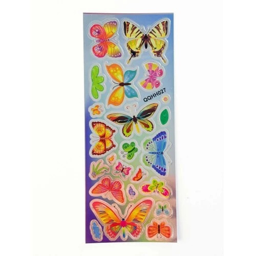 Adesivo Sticker Sortidos coracao borboleta - mozi