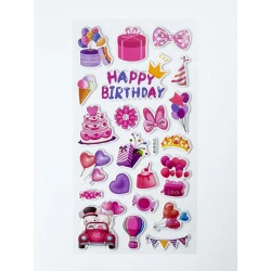 Adesivo Sticker Sortidos feliz aniversario - mozi