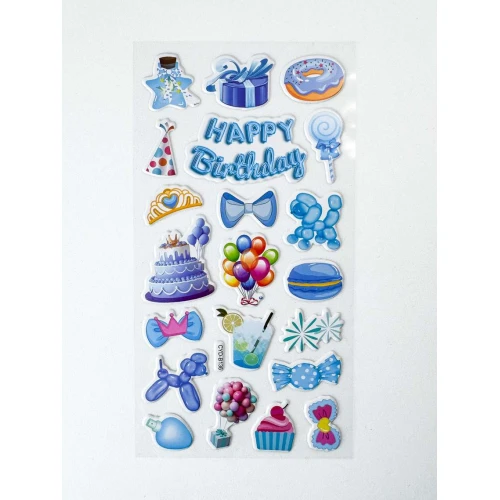 Adesivo Sticker Sortidos feliz aniversario - mozi