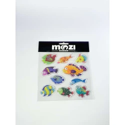 Adesivo Sticker Sortidos fundo do mar - mozi