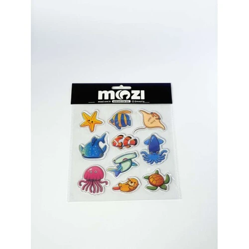 Adesivo Sticker Sortidos fundo do mar - mozi