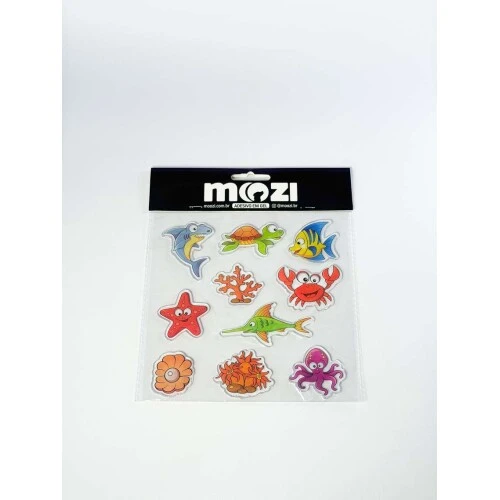 Adesivo Sticker Sortidos fundo do mar - mozi