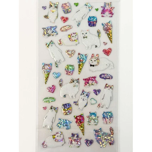 Adesivo Sticker Sortidos holografico - mozi