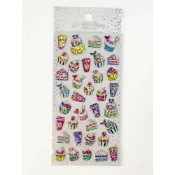 Adesivo Sticker Sortidos holografico - mozi