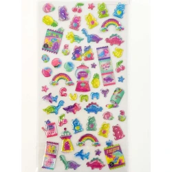 Adesivo Sticker Sortidos holografico - mozi