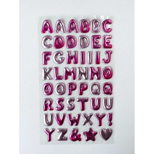 Adesivo Sticker Sortidos letras col - mozi