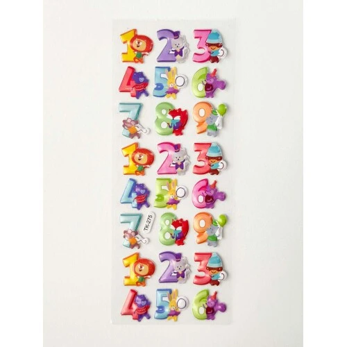 Adesivo Sticker Sortidos letras e numeros - mozi