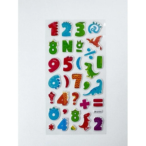 Adesivo Sticker Sortidos numeros - mozi