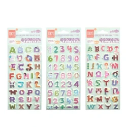 Adesivo numérico brilha no escuro - Tokyo