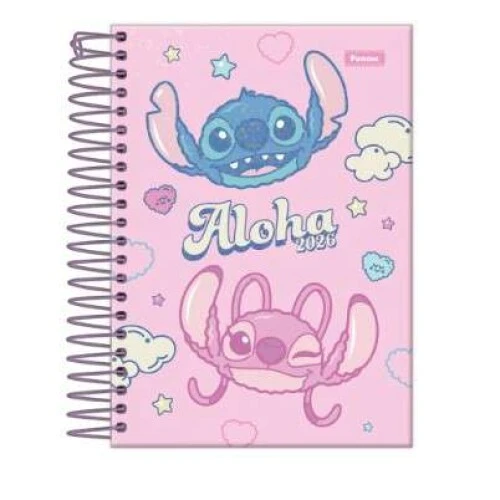 Agenda Anual 2026 Stitch 176 folhas - Foroni