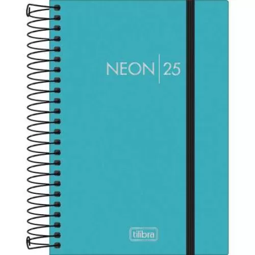 Agenda Anual Espiral Neon 176 folhas - Tilibra