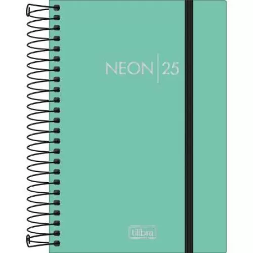 Agenda Anual Espiral Neon 176 folhas - Tilibra