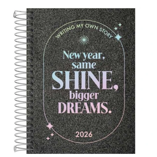 Agenda Anual Espiral Shine 176 folhas - Tilibra