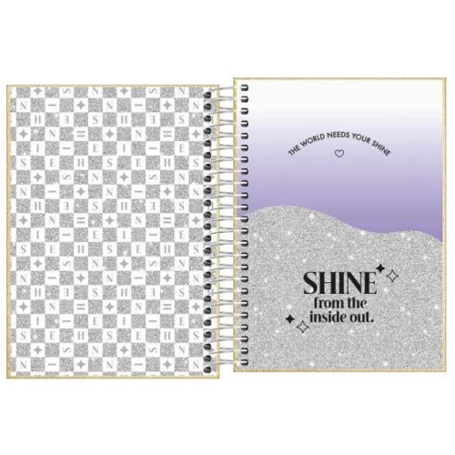 Agenda Anual Espiral Shine 176 folhas - Tilibra
