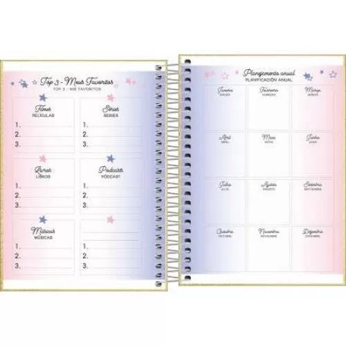 Agenda Anual Espiral Shine 176 folhas - Tilibra