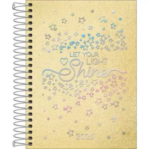 Agenda Anual Espiral Shine 176 folhas - Tilibra