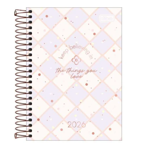 Agenda Anual Espiral Soho 176 folhas - Tilibra