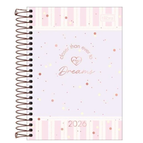 Agenda Anual Espiral Soho 176 folhas - Tilibra