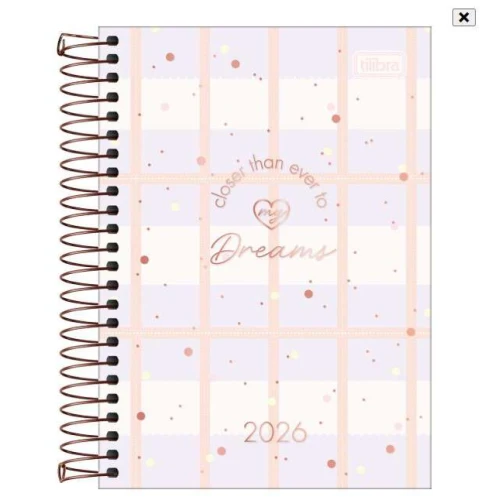 Agenda Anual Espiral Soho 176 folhas - Tilibra