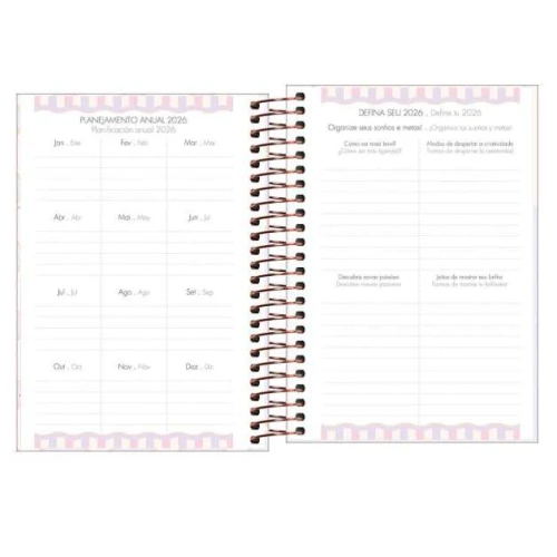 Agenda Anual Espiral Soho 176 folhas - Tilibra