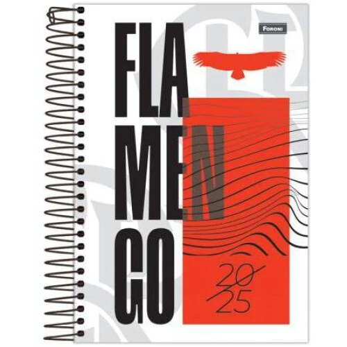 Agenda Anual Flamengo 176 Folhas - Foroni