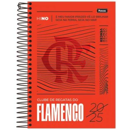 Agenda Anual Flamengo 176 Folhas - Foroni