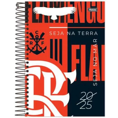 Agenda Anual Flamengo 176 Folhas - Foroni