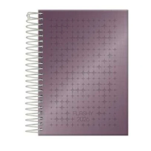 Agenda Anual Flashy Metalizada 176 folhas - Foroni