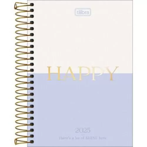 Agenda Anual Happy 176 Fls - Tilibra