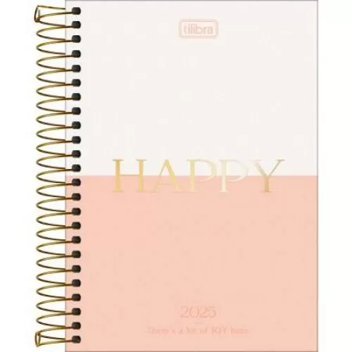 Agenda Anual Happy 176 Fls - Tilibra