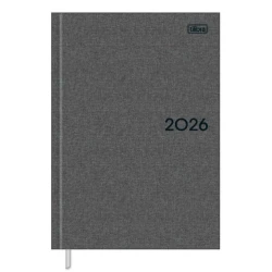 Agenda Anual Milano Chumbo 176 Fls - Tilibra