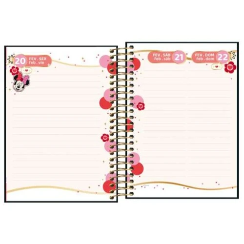 Agenda Anual Minnie 176 Fls - Tilibra Agenda Anual Minnie 176 Fls - Tilibra