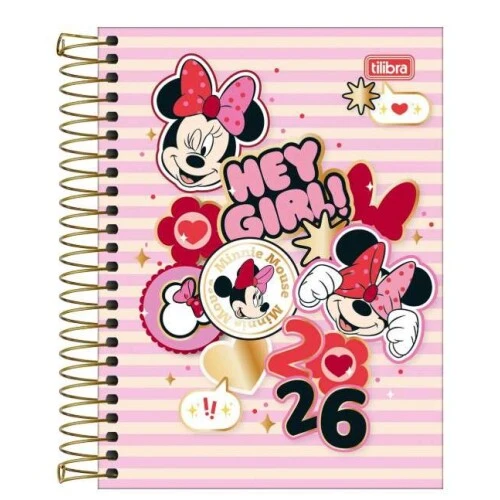 Agenda Anual Minnie 176 Fls - Tilibra Agenda Anual Minnie 176 Fls - Tilibra