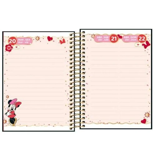 Agenda Anual Minnie 176 Fls - Tilibra Agenda Anual Minnie 176 Fls - Tilibra