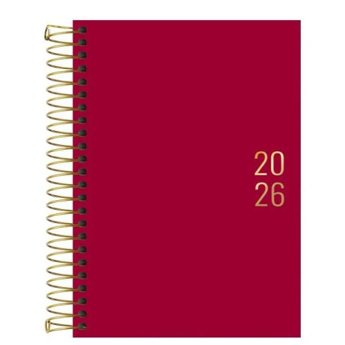 Agenda Anual Napoli Cores Espiral 176 folhas - Tilibra