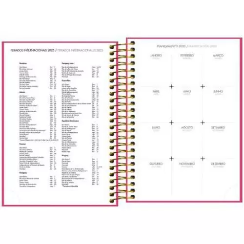 Agenda Anual Napoli Espiral 176 folhas - Tilibra