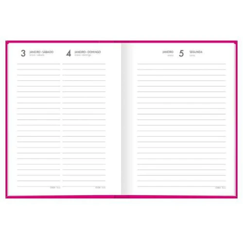 Agenda Anual Pepper Pink 160 folhas - Tilibra