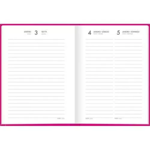 Agenda Anual Pepper Pink 160 folhas - Tilibra