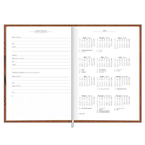 Agenda Anual Pratika Cores 176 Folhas - Tilibra