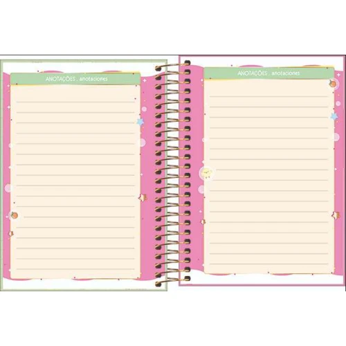 Agenda Espiral Anual CapyClub 176 Folhas - Tilibra